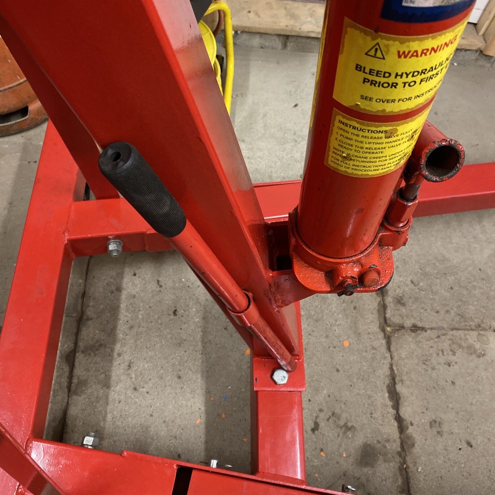 Sealey PH20 v4 2 Tonne Folding Engine Crane Hoist Lift 2T Ton Hydraulic