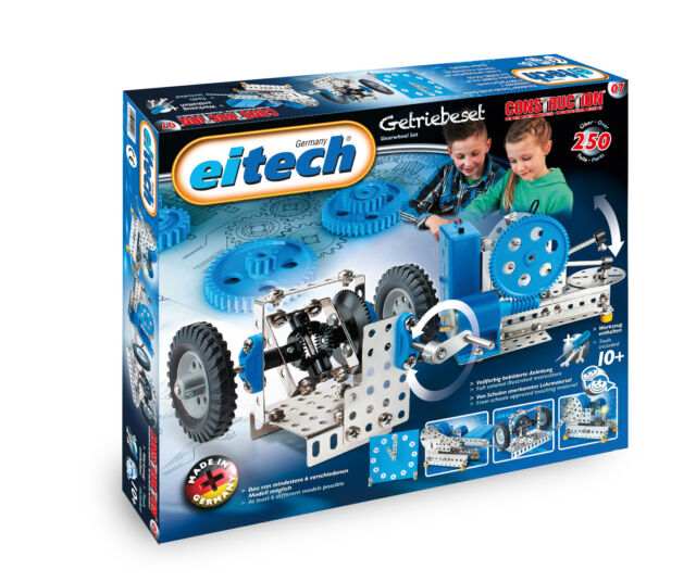 Eitech+10007-c07+Classic+Series+Gearwheel+Mechanical+Construction+Set+Kit  for sale online