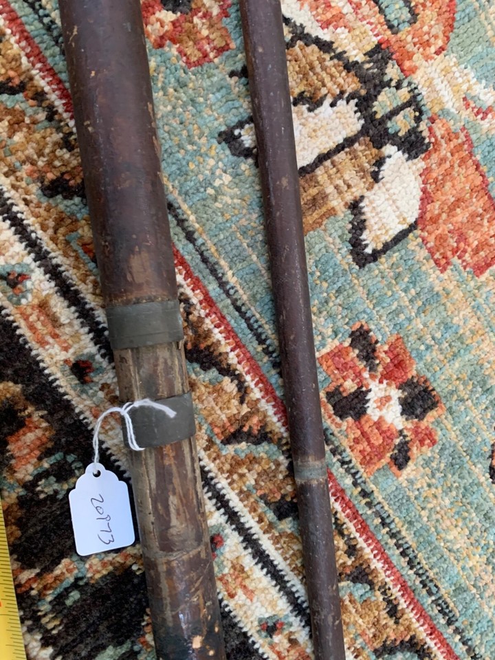 Old Sliding Rods Antique wooden fishing rod blank with sliding ring (lot#20973) | eBay