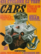 HI PERFORMANCE CARS 1969 JUNE - QUAD JET TRICKS, HEAD MODS, 427 CHEVY, 428 TEST
