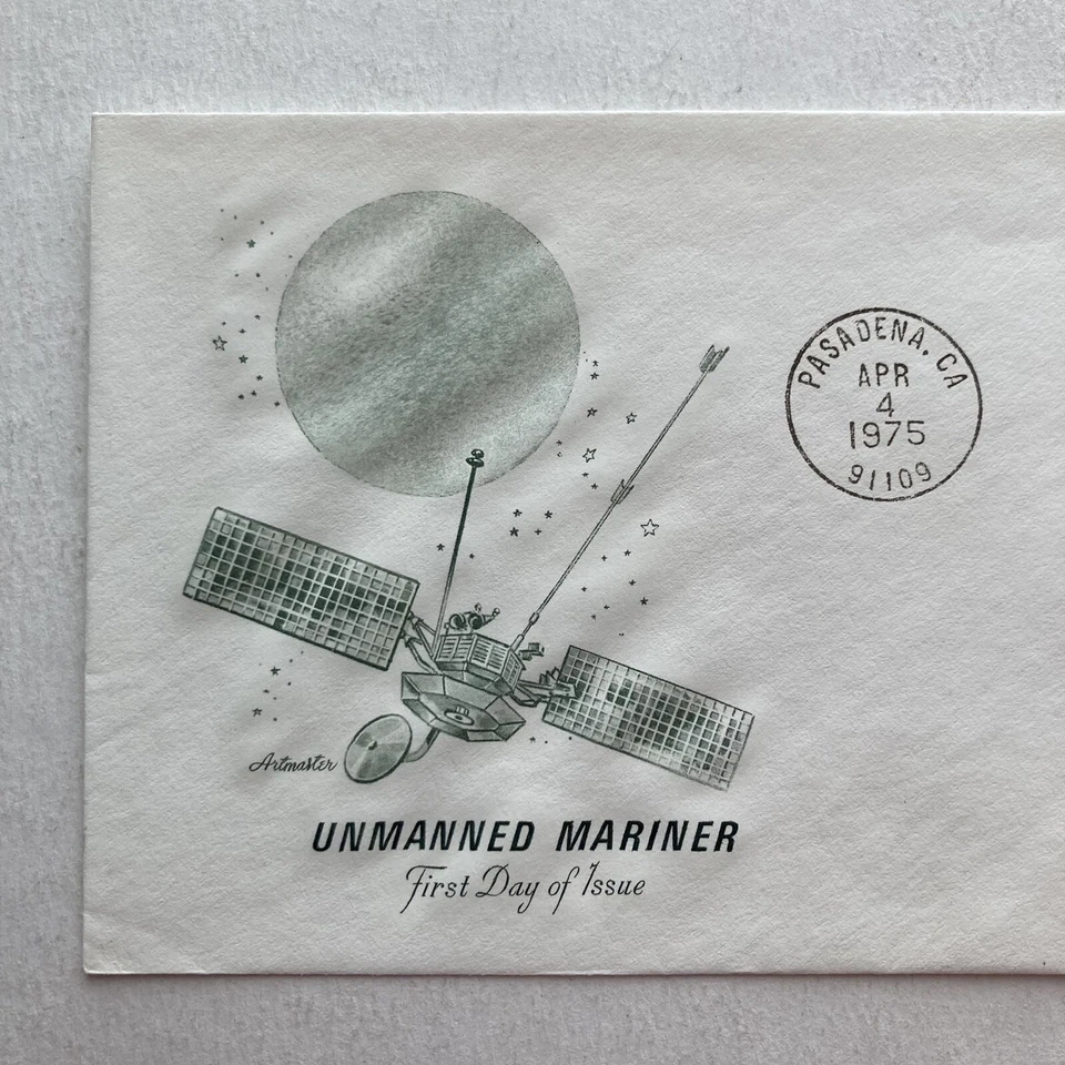 Mariner 10 Unmanned First Day Cover 4-4-75 Artmaster Cachet - Image 2 of 4