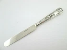 Antique English KINGS Sterling Silver Blunt Knife 8 1/2"