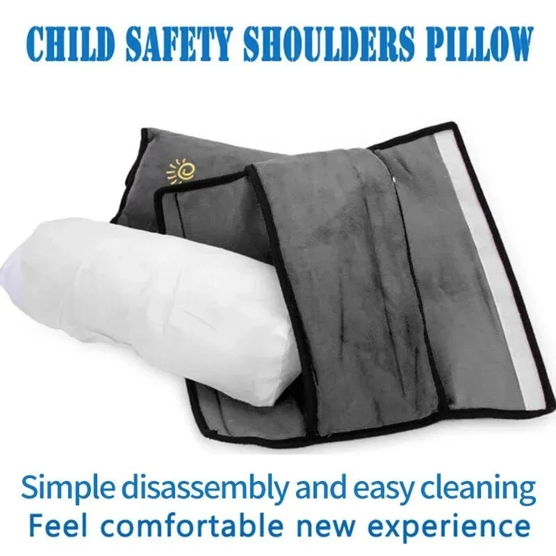 Hot Child Car Safety Seat Belt Pillow Shoulder Strap Pad Cushions Comfortable - Image 4 of 4