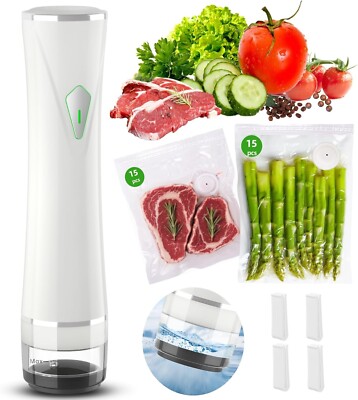 Upgraded Handheld Vacuum Sealer for Food, Portable Vacuum Sealer + 30 Bags