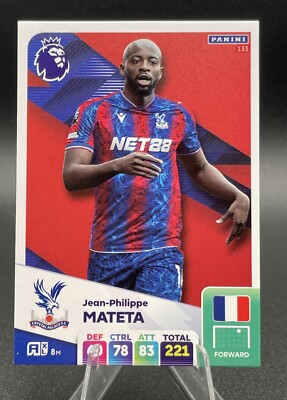 Jean-Philippe Mateta Panini 2024/2025 Adrenalyn XL 24/25 Crystal Palace # 133