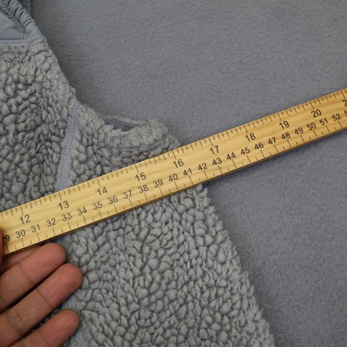 Patagonia Vest Womens Small Gray Retro-X Fleece Deep Pile Full Zip Sherpa Hiking - Picture 12 of 13