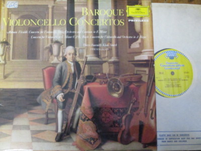 135 071 Baroque Cello Concertos / Fournier / Storck / Baumgartner UK TULIP
