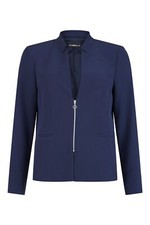 Habella 57190 Navy Zip Front Classic Jacket Original Price £179.00