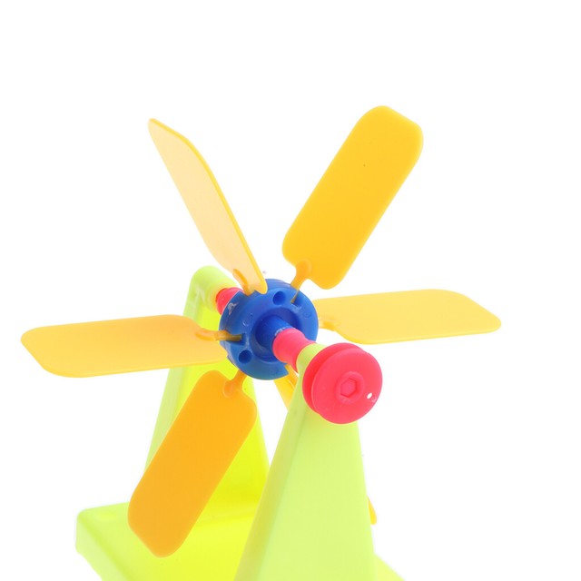 Kids Experiment DIY Educational Science Toy DIY Water Wheel Model Toys