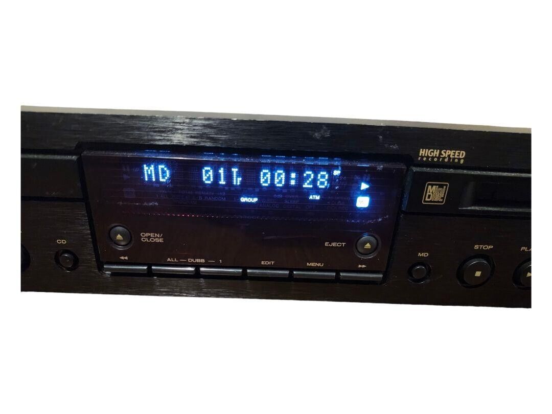 Marantz CM6001 CD/MD Combination Deck Black Working | eBay Marantz CM6001 CD/MD Combination Deck Black Working | eBay