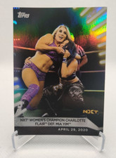2021 Topps WWE Women's Division FOIL #10 Charlotte Flair Def Mia Yim card