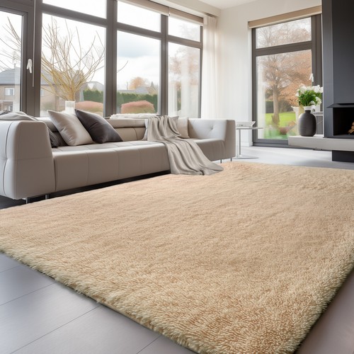Washable Large Fluffy Shaggy Rug – Soft Area Carpet for Living/Bedroom - Picture 23 of 36