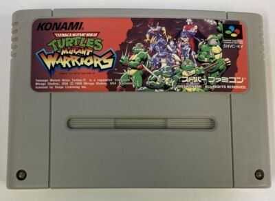 Super Famicom Teenage Mutant Ninja Turtles Mutant Warriors 7594 SP