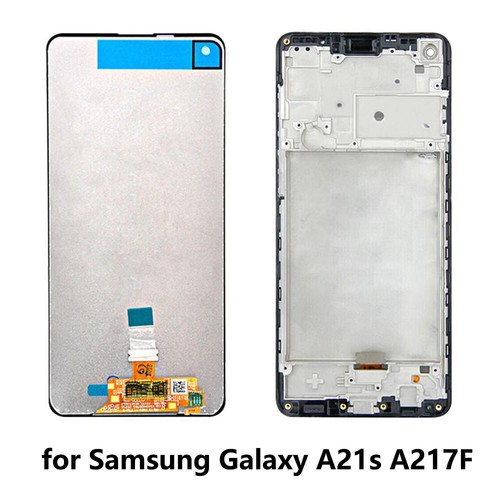 LCD Display für Samsung Galaxy A21s A217F mit Rahmen Touch Screen Ersatz Neu - Zdjęcie 2 z 12