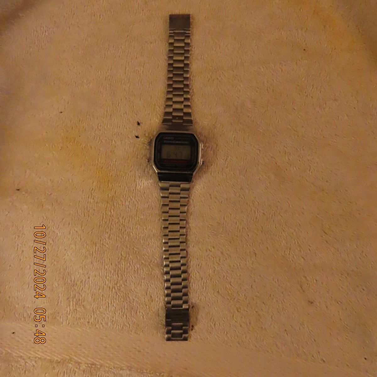 Casio Illuminator 3298 A168 36mm Day/Date/Chrono Japan Quartz