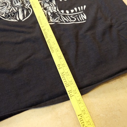 King of Attitude Austin Texas Skull Advertising – Black T Shirt Size XL - Picture 10 of 10