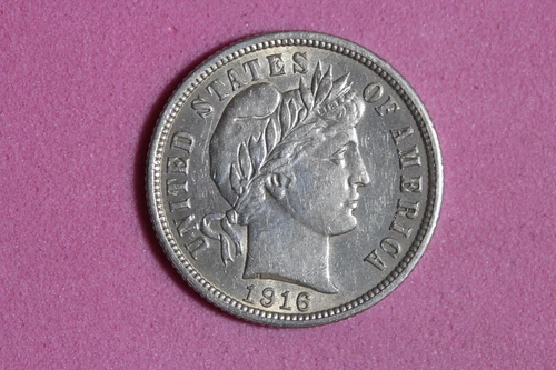 ESTATE FIND 1916 - Barber Dime!!  #K49783