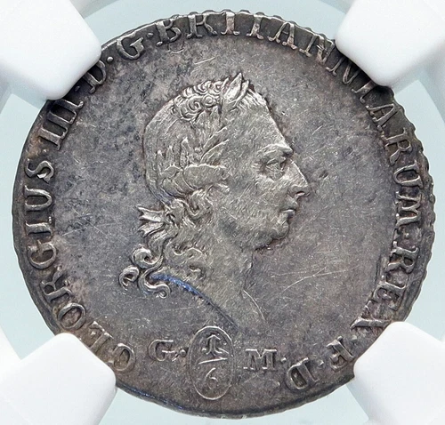 1807 GERMANY German States BRUNSWICK UK George III Silver 1/6 Ta NGC Coin i85321