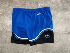 VTG 90S Y2K AND1 MESH BASKETBALL SHORTS MIXTAPE RARE BLUE BLACK SZ XL MENS TOUR