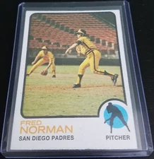 1973 TOPPS FRED NORMAN #32 BASEBALL CARD CLEAN BEAUTY