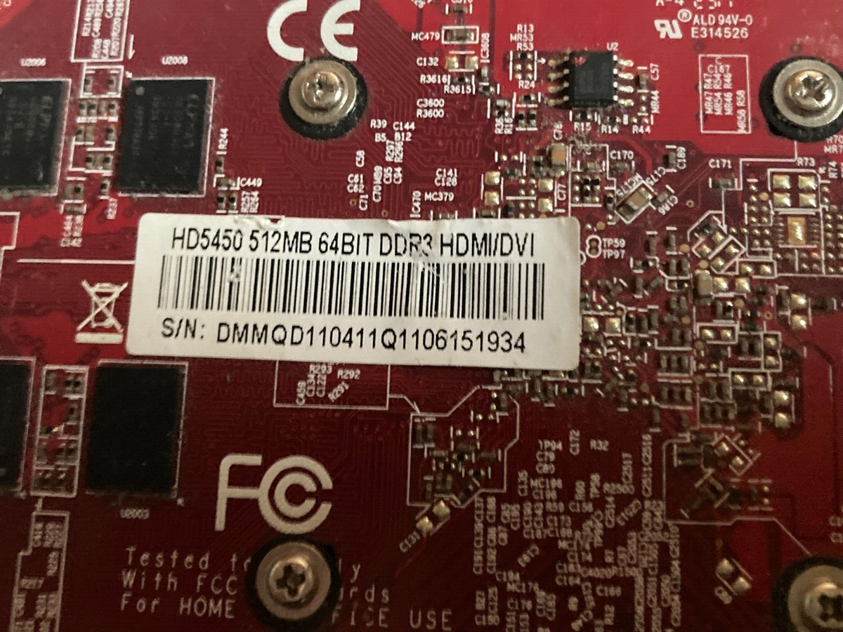 ATI Radeon HD 5450 512MB PCI-E Graphics Card 109-TA0098-50