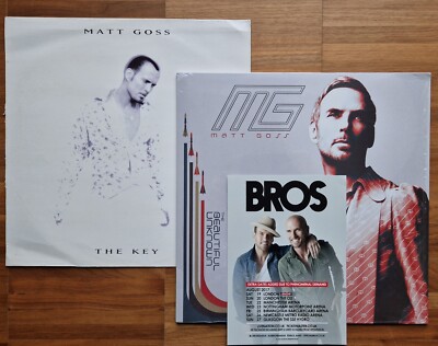 Matt Goss | The Beautiful Unknown VINYL LP + FREE The Key UK 12'' + BROS FLYER O2