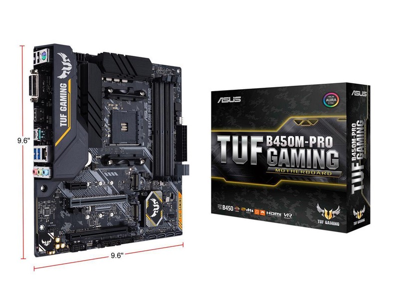 ASUS TUF B450M-PRO GAMING AMD Ryzen 3 AM4 DDR4   Micro-ATX Motherboard