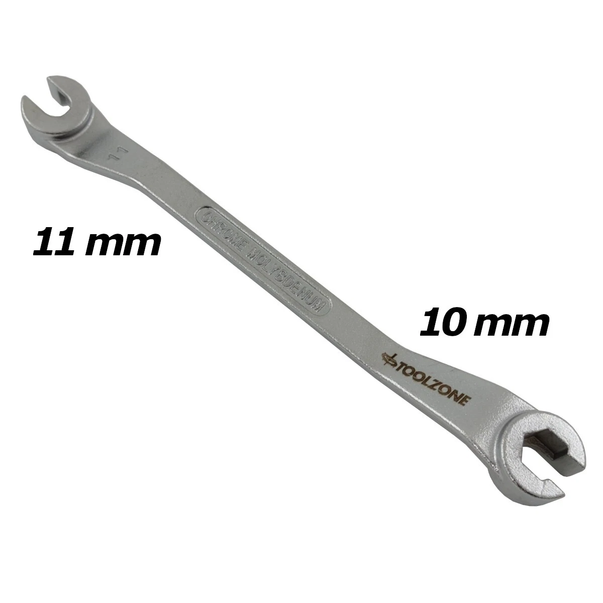 Brake Line Spanner 10mm 11mm Open Offset Wrench for Brake Pipe