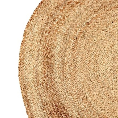 Jute Natural Rug Reversible Braided Modern Style Round Rug Rustic Look Carpet - Picture 4 of 7