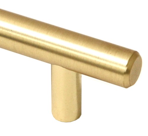 Totalmente Nuevo 4 Pulgadas Agujero Acero Sólido Cepillado Oro Gabinete Tirador Manija - Imagen 4 de 7