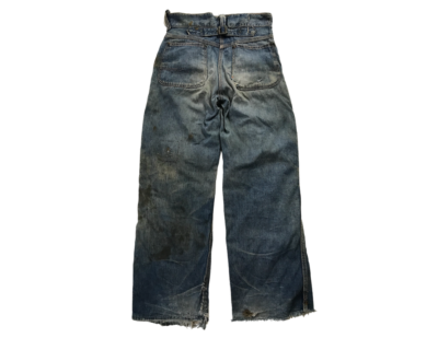 VTG 30's Indigo Denim Distressed Chore Work Pants Jeans Cinch