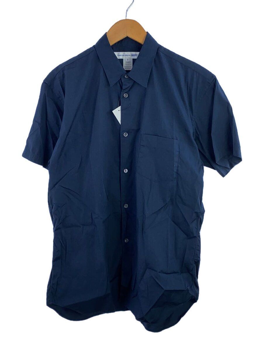 トップス COMME des GARCONS HOMME Shirts M size COMME des GARCONS short sleeve shirt M cotton Navy plain FZ