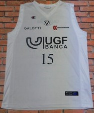 Virtus Bologna N 15 Jersey Shirt Tank Top Basketball Size XL