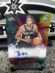 BLAKE WESLEY 2022-23 NBA Hoops ROOKIE INK GREEN Auto Holo HOT Signature RC Spurs