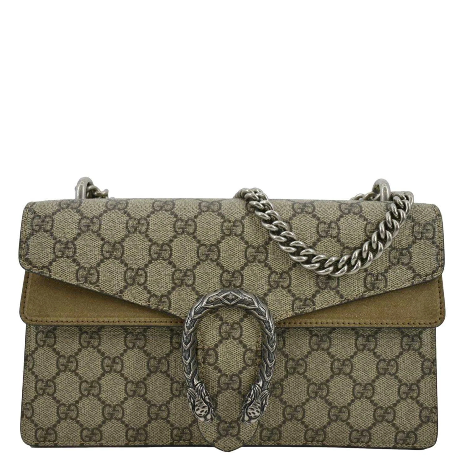 Sac à bandoulière GUCCI Dionysus Small GG Supreme toile beige 400249