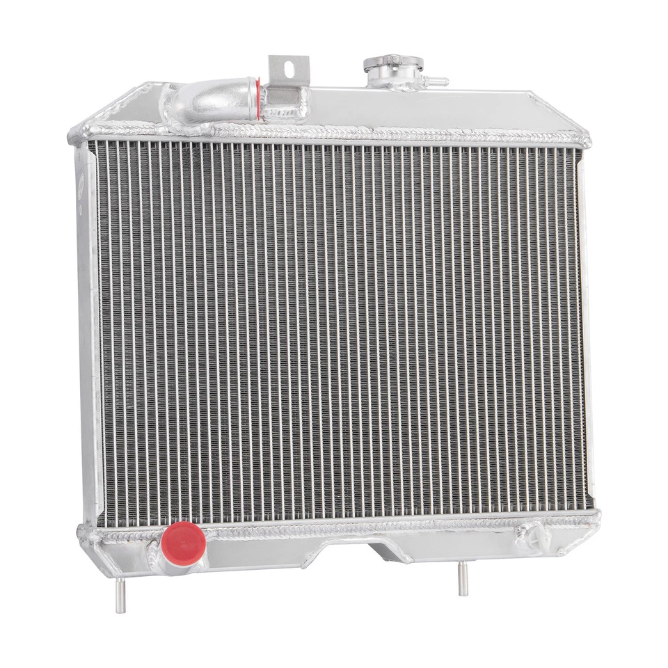 3 Row Aluminum Radiator For 1941-1952 Jeep Willys MB/CJ-2A/M38/Ford GPW Engine - Imagem 3 de 4