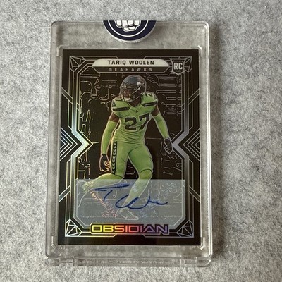 2022 Panini Obsidian - Rookies Tariq Woolen #180 Autographs /199 (AU, RC)