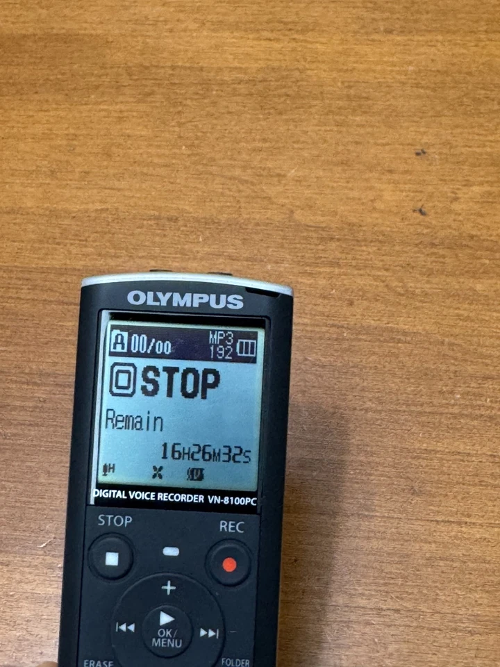 Grabadora de voz digital portátil Olympus VN-8100PC - probada y funcionando Foto 3 de 4