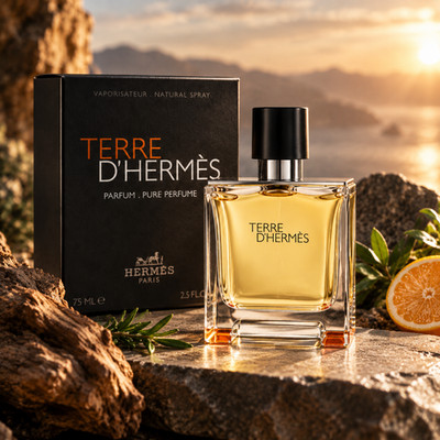 Terre d Hermès Parfum 75ml Herrenparfum Pure Perfume Spray Herrenduft