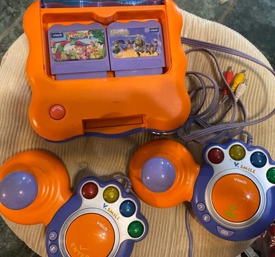 VTech V Smile 6122 TV Learning System Controller 4 Games