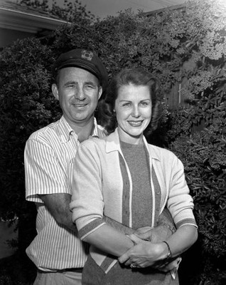 Husband wife John Guedel Helen Parrish He is a Hollywood TV produc- Old Photo