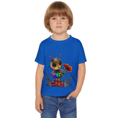 Heavy Cotton Toddler T-shirt LadyBug key to success Gift Kids Size: 2T-6T - Picture 14 of 21