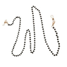 2 Pcs Beaded Metal Glasses Chain Cord Stylish Eyewear Retainers For Women