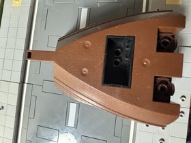 Lego Ship Boat Hull Brown/black  : Hull 6050c05 + Stern 6052c05 Renegade 6268