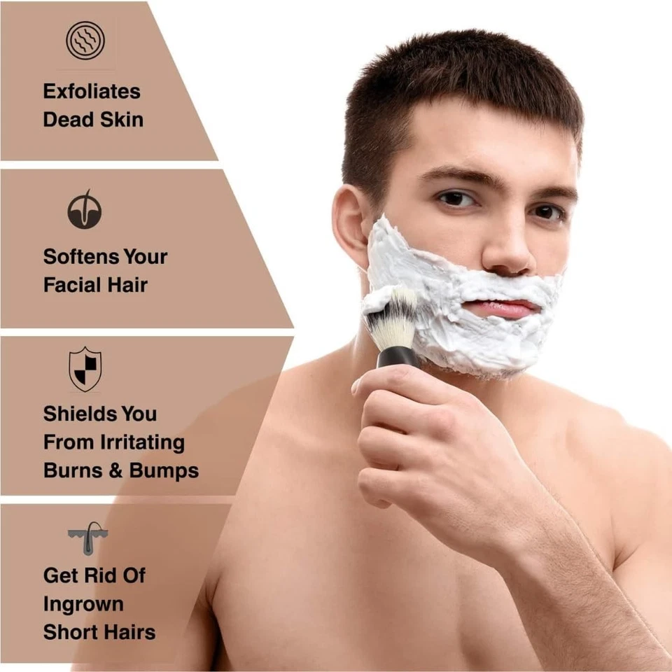 Cepillo de afeitar 100 % puro Badger Foto 3 de 4