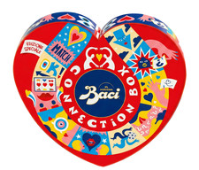 Baci Perugina Scatola Cuore Connection Box con Praline Cioccolato Fondente 100g
