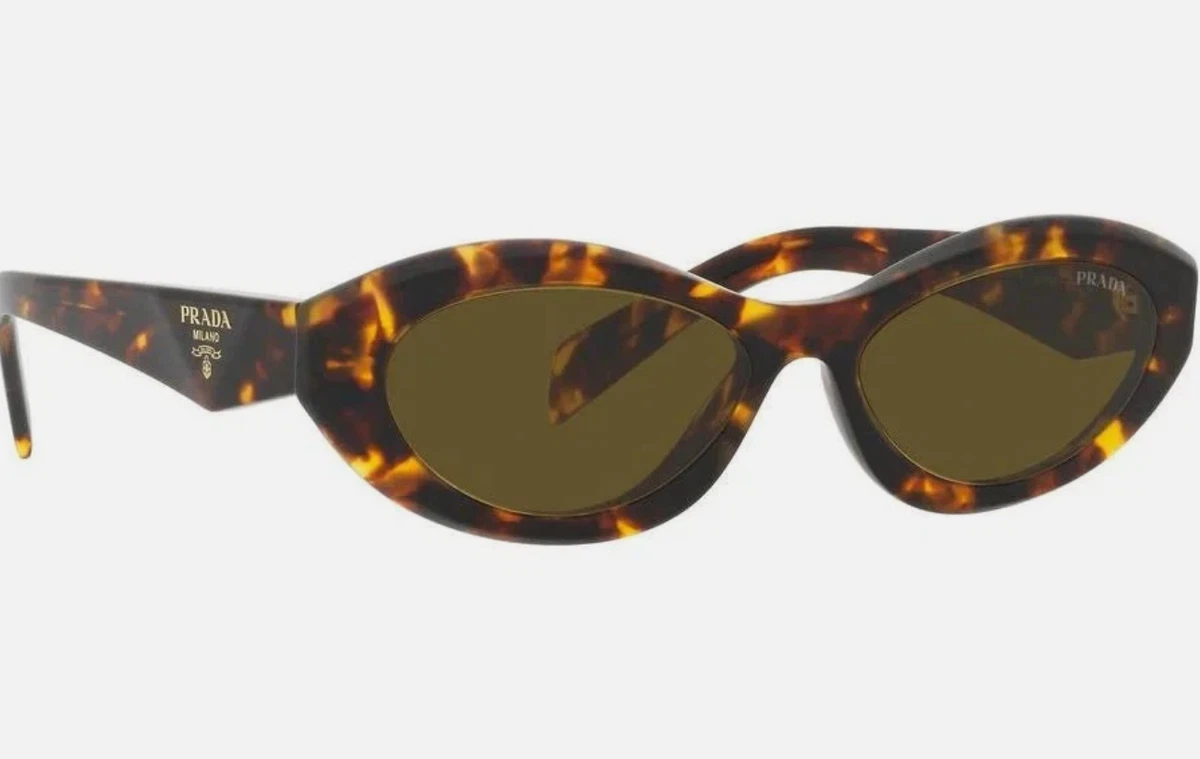 PRADA Brown Oval Sunglasses for Women for sale | eBay