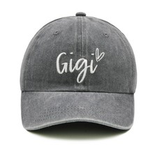 Wodeal Gigi Hats for Women, Gifts Grandma, Adjustable One Size, Grey