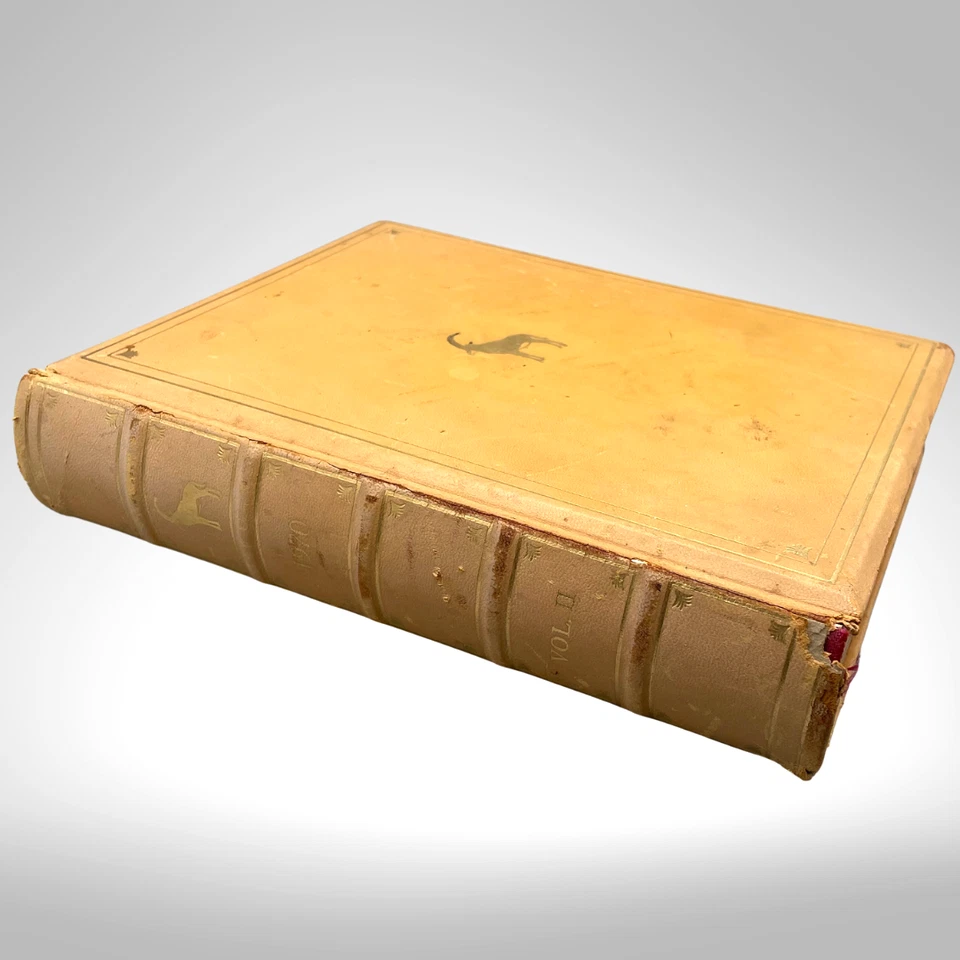 Abercrombie & Fitch 1970 Yearbook Vol II Leather Safari Calendar Wildlife Ltd Ed - Image 2 of 4