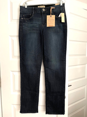 NEW WITH TAGS DEMOCRACY SIZE 16 STRAIGHT LEG BLUE DENIM JEANS